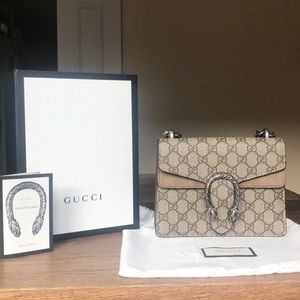 🎈SOLD 🎈GUCCI Dionysus mini leather bag
